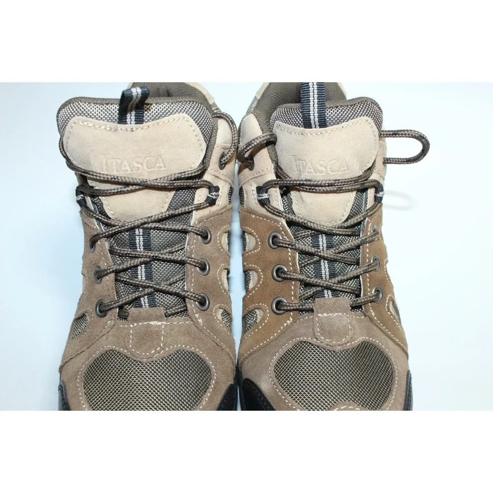 Itasca Men's Cross Creek Waterproof Leather/Nylon Hiking Shoe Boot Size 10.5